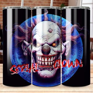 Serial Clown Digital Image, Creepy Clown Art Print, Scary Clown Graphic, Horror Clown Download, Evil Clown Digital Product