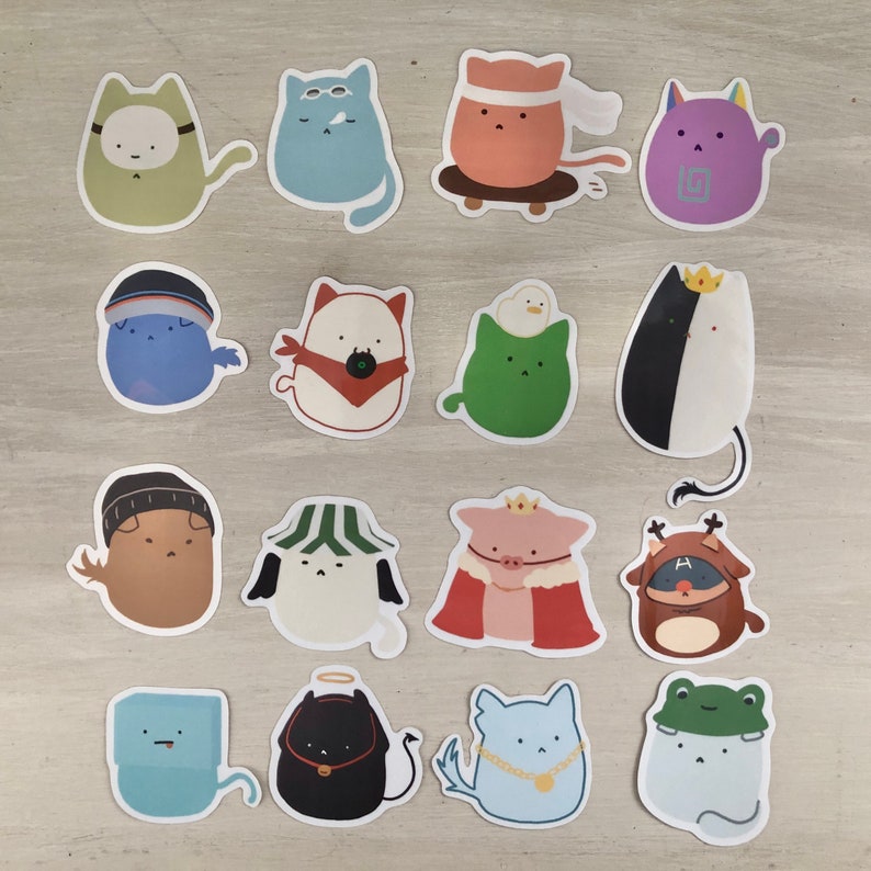 Dream SMP Cats Sticker Set 