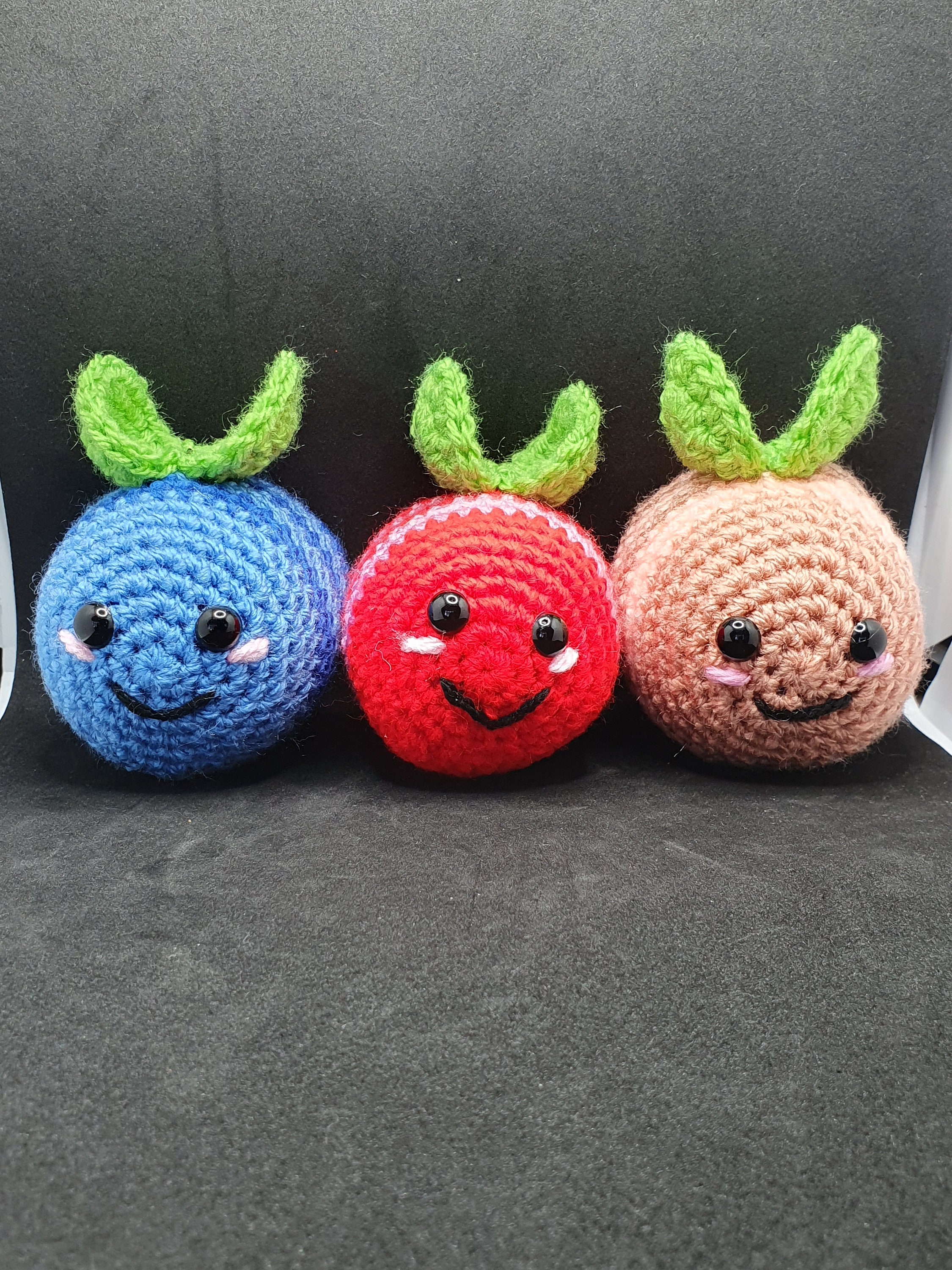 Fruit bees/ crochet/ bee/ gift