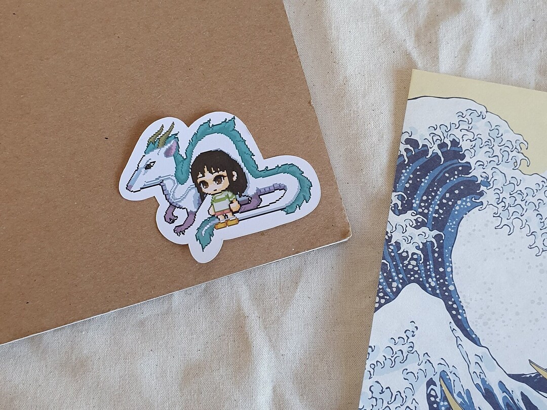 Chihiro Sticker for Laptop, Haku Sticker for Water Bottle, Birthday ...