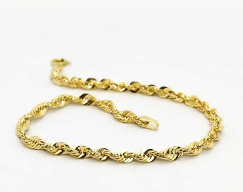 pulsera de oro de 18k imagen 3