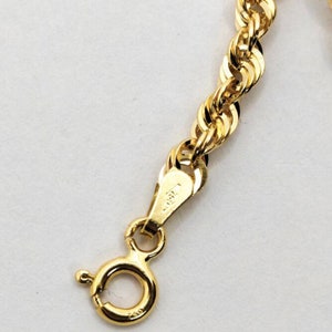 pulsera de oro de 18k imagen 9