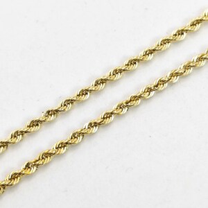 18k gouden touwketting afbeelding 8