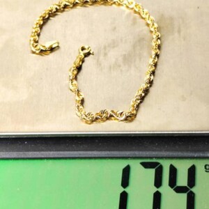 pulsera de oro de 18k imagen 4