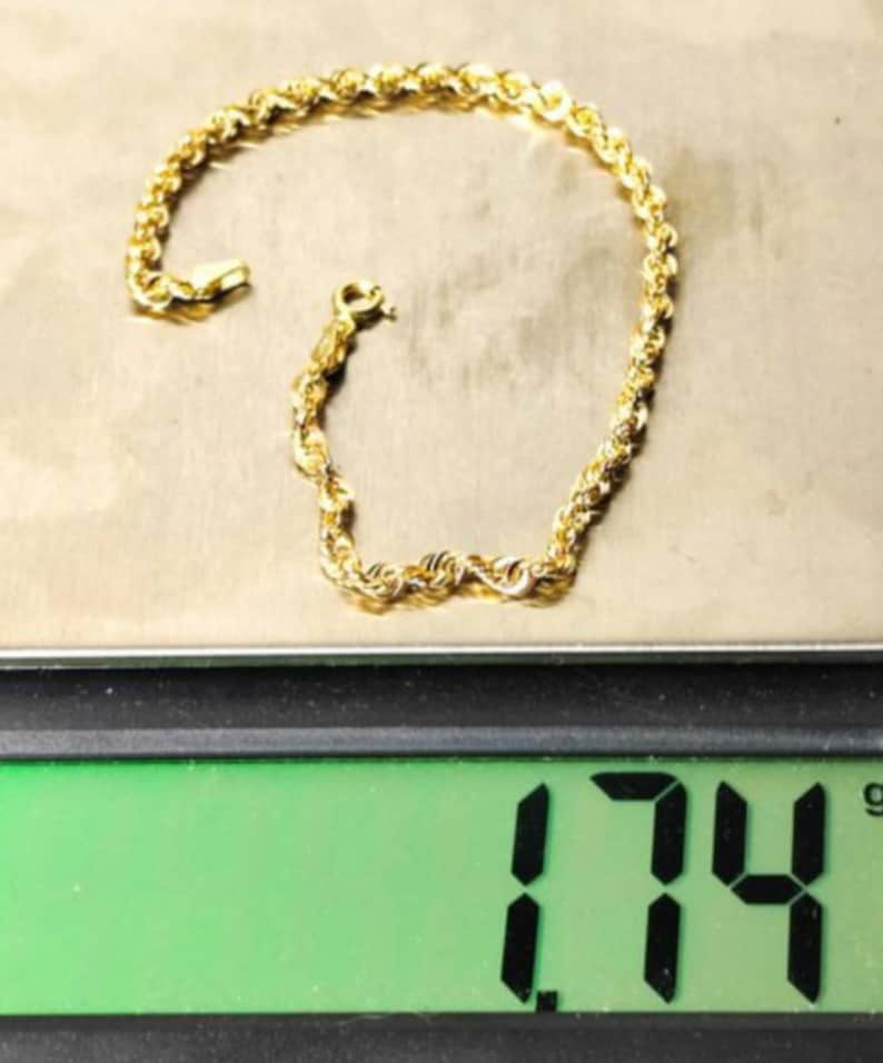 pulsera de oro de 18k imagen 4