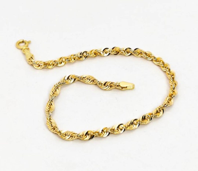 pulsera de oro de 18k imagen 8