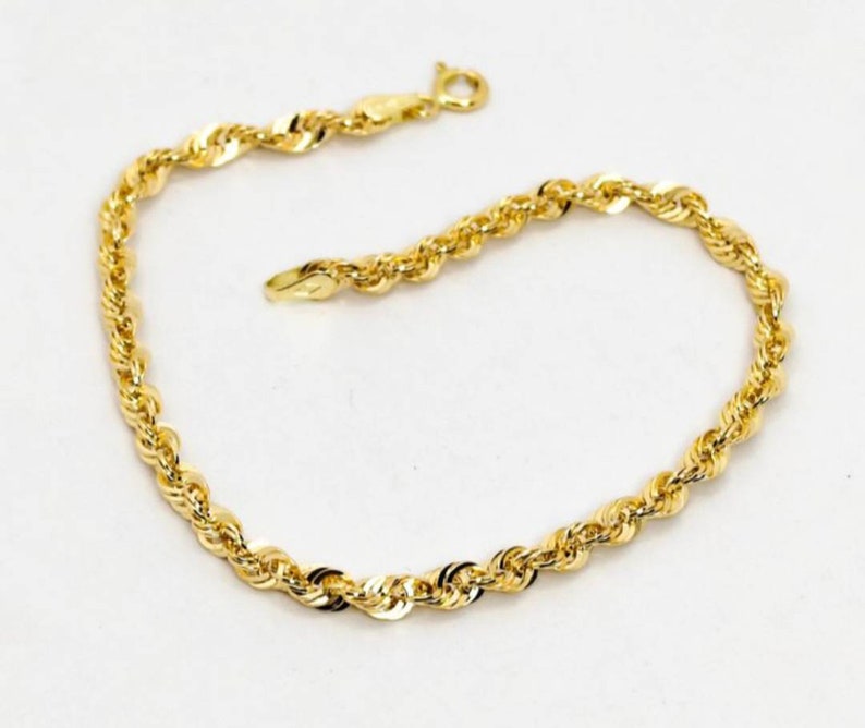 pulsera de oro de 18k imagen 6