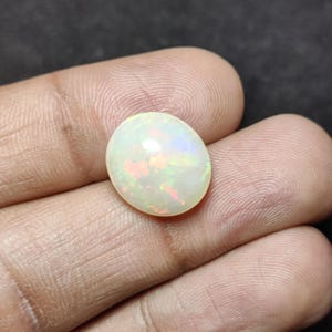Multi Flashy Opal, Welo Fire Opal, Opal Cabochon Gemstone, Natural Ethiopian Opal Cabochon, Opal Cabochon, Size 15X14X7 MM Ct. 7.20 Jewelry