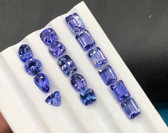 AAA+ Color Natural Tanzanite Gemstone Lot - December Birthstone Loose Gemstone