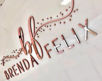 Custom Signs, Aesthetic Sign, Beauty Salon Sign, Sign For Office, 3D Business Sign, Clinic Signage,  Dentist Sign, Office Wall Sign