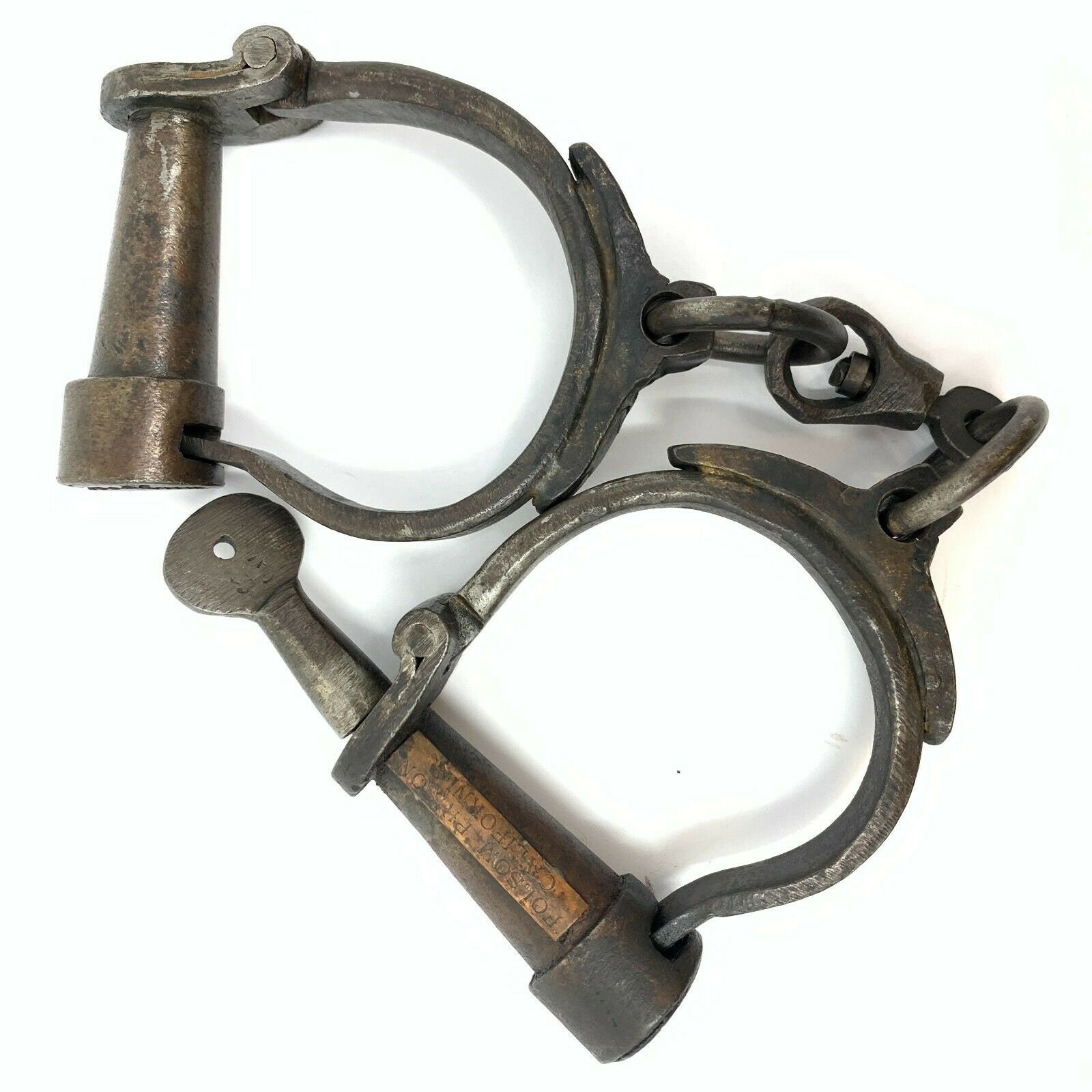 Antique Cast Iron Pirate Ship Handcuffs Antique Cast Iron Pirate Ship Handcuffs