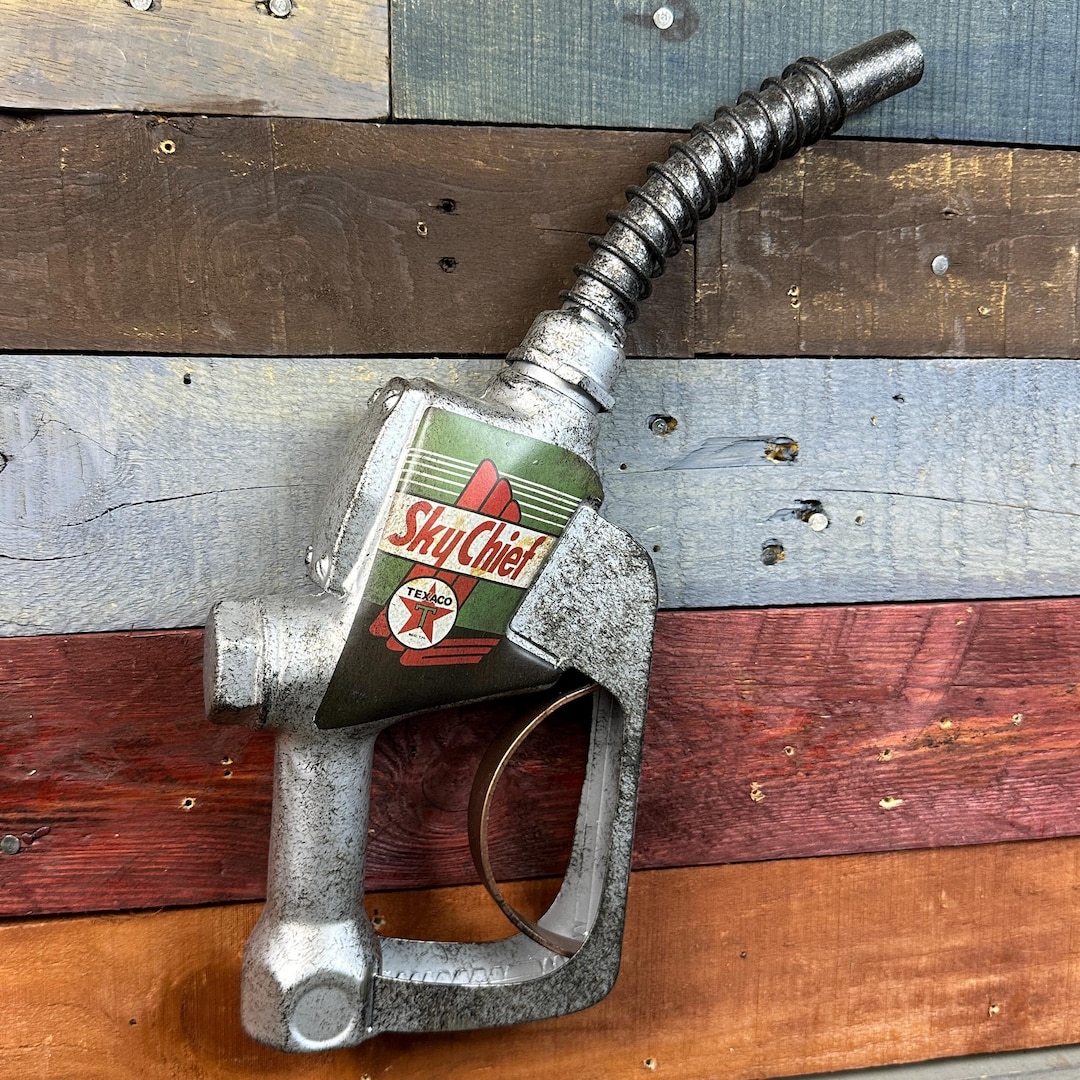 Texaco Sky Chief Gas Pump Nozzle Wall Decor With Retro Vintage Inspired ...