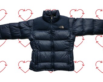 second hand north face puffer jacket