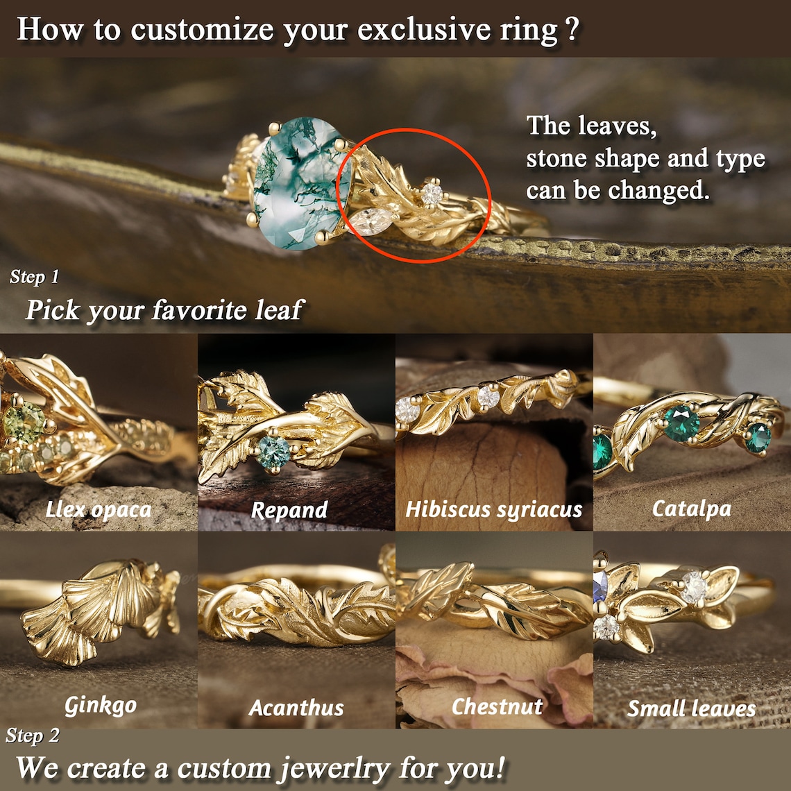 Art Deco 2pcs Diamond Couple Ring Set Filigree Rings Nature Inspired ...