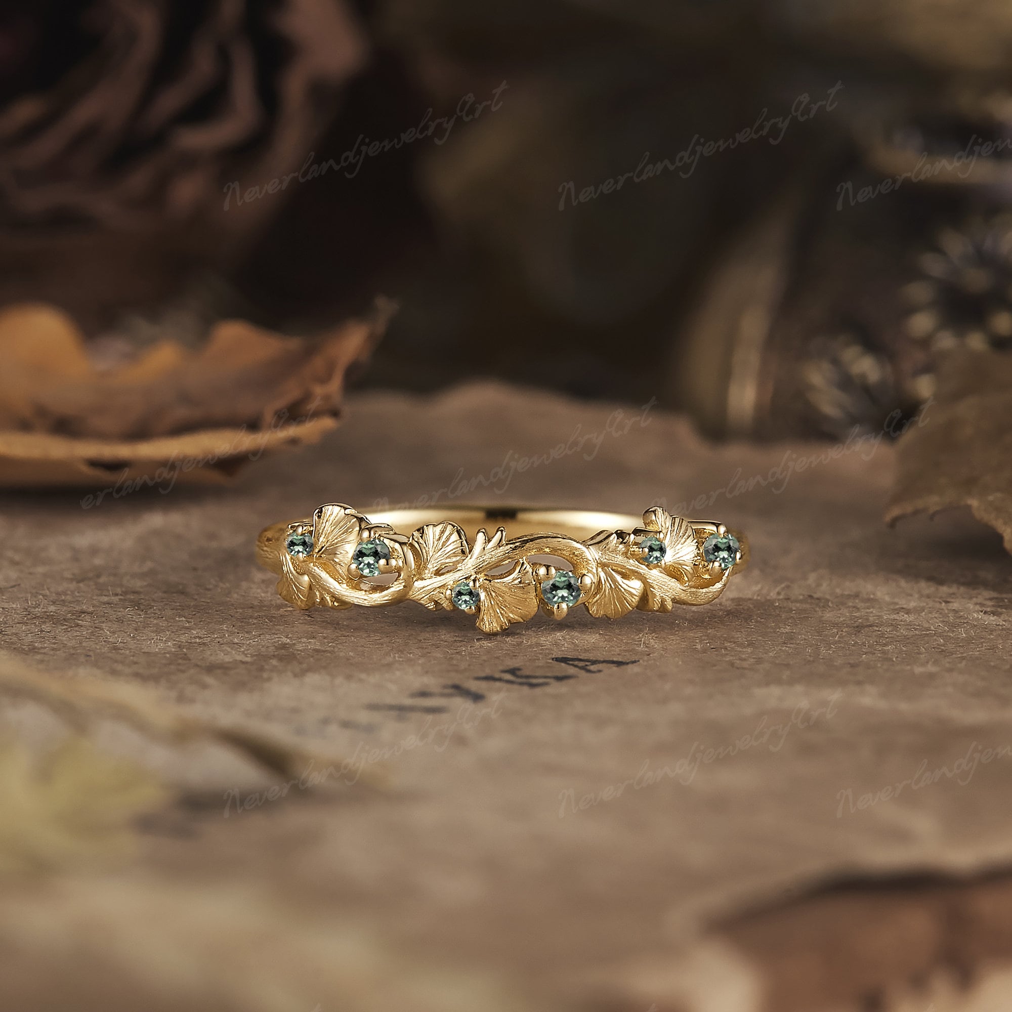 2pc Couple Rings Set Green Sapphire Engagement Ring Set 2pc Couple Rings Set Green Sapphire Engagement Ring Set