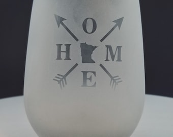 Verre à vin sans pied Minnesota Home givré