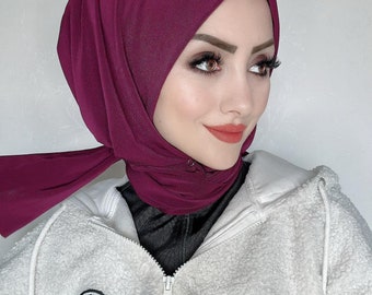 Sofortiger Turban-Hijab-Schal, Hijab-Schal, praktische Turban-Kopfbedeckung für Frauen