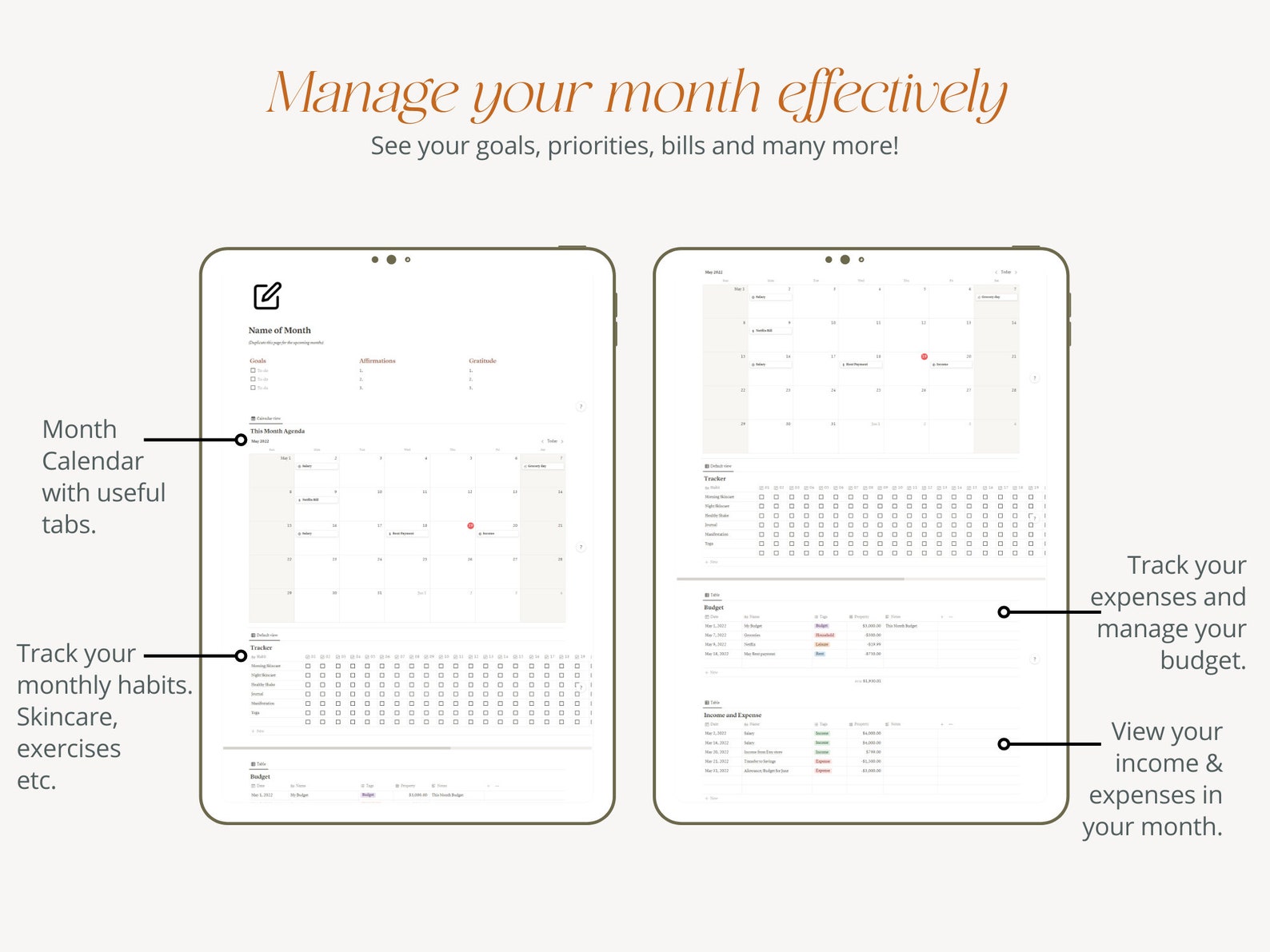 Notion Template ADHD Planner Adhd Digital Planner Notion Etsy Australia