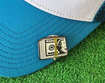 Marqueur de balle Money Stack - accessoire de golf, idée cadeau de golf drôle, petit ami de golf, golf de mari, golf de papa, cadeau de Noël, marqueur de golf