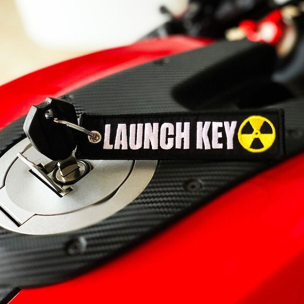 Launch Key Motorrad Schlüsselanhänger, Schlüsselanhänger, Herren Motorrad Geschenk, Biker Schlüsselanhänger, Fahrer Schlüsselanhänger, für Biker und Auto Jungs