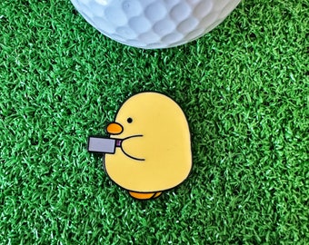Marqueur de balle de golf meme canard - accessoire de golf, idée cadeau de golf amusante, petit ami de golf, mari de golf, golf de papa, cadeau de Noël, marqueur de golf