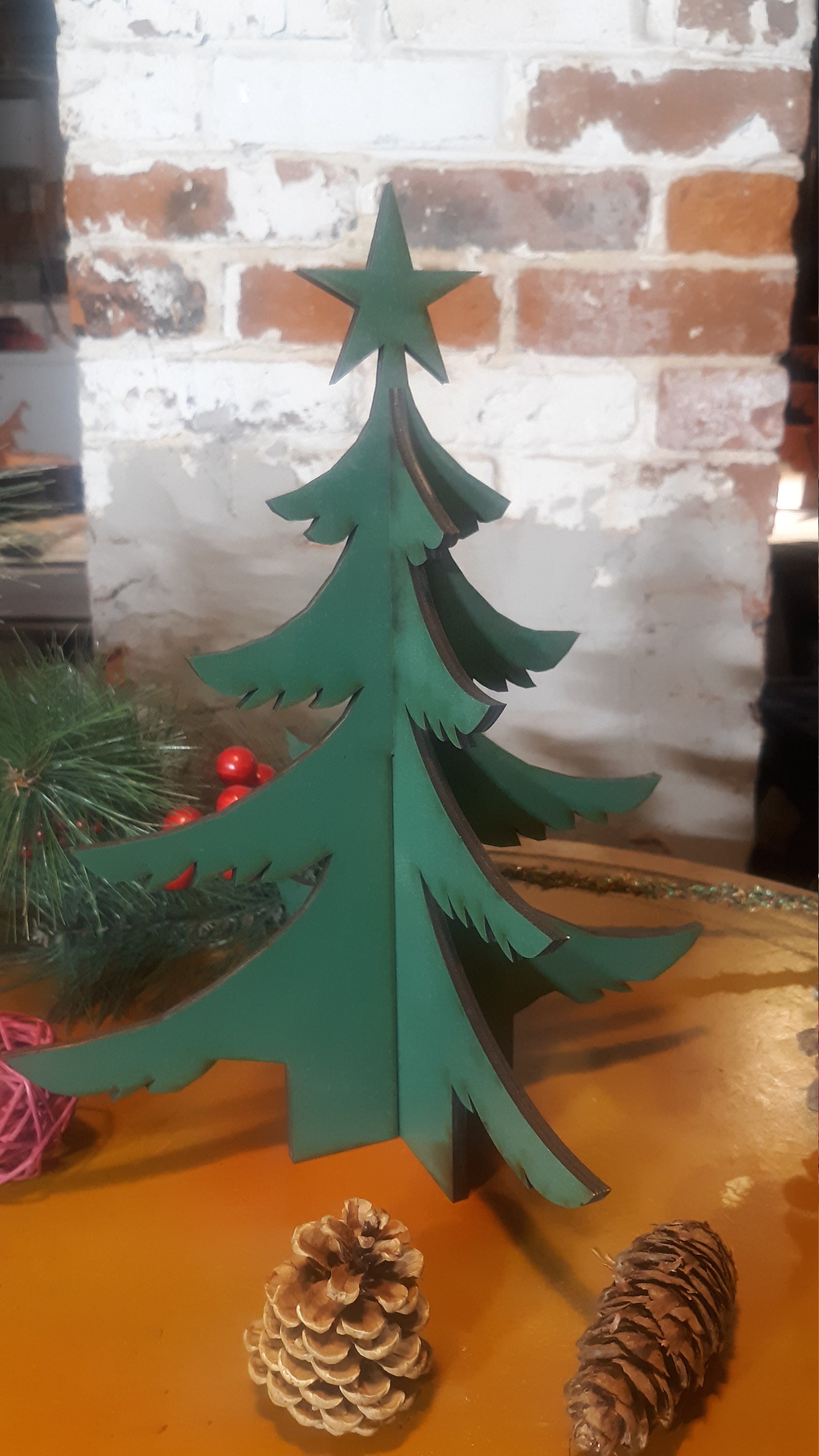 Little Swede Wooden Christmas Trees, Table Top Christmas Trees Etsy