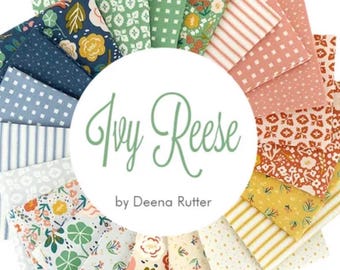 Paquete de cuartos de grasa color marfil de Reese – Riley Blake Designs (21 piezas)