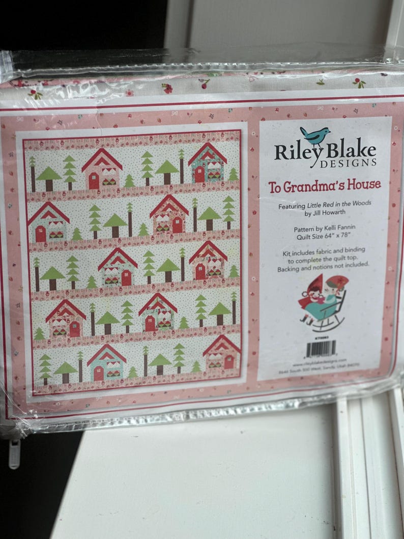 To Grandmas House, Riley Blake Designs Quilt Kit 64x78. Backing Not ...