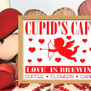 Cupids Cafe SVG, PNG, JPEG cut file only