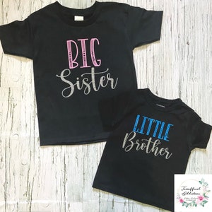 Big Sister Little Brother Cut File: SVG, PNG, JPEG (Digital Download)