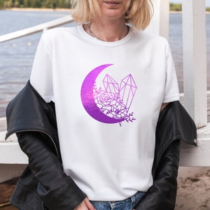 Crystal moon flower SVG,PNG, JPEG