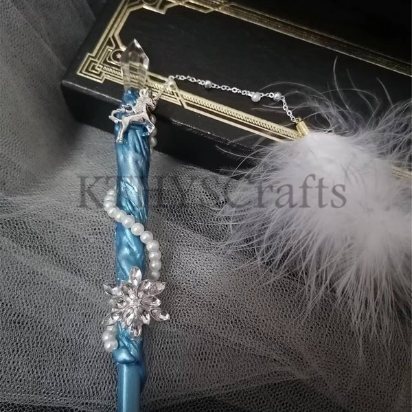 Snowflake Wand White Costume Accessories Female main image 1
