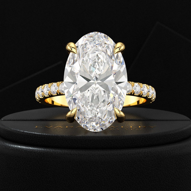 Oval Diamond Engagement Ring Etsy — free download