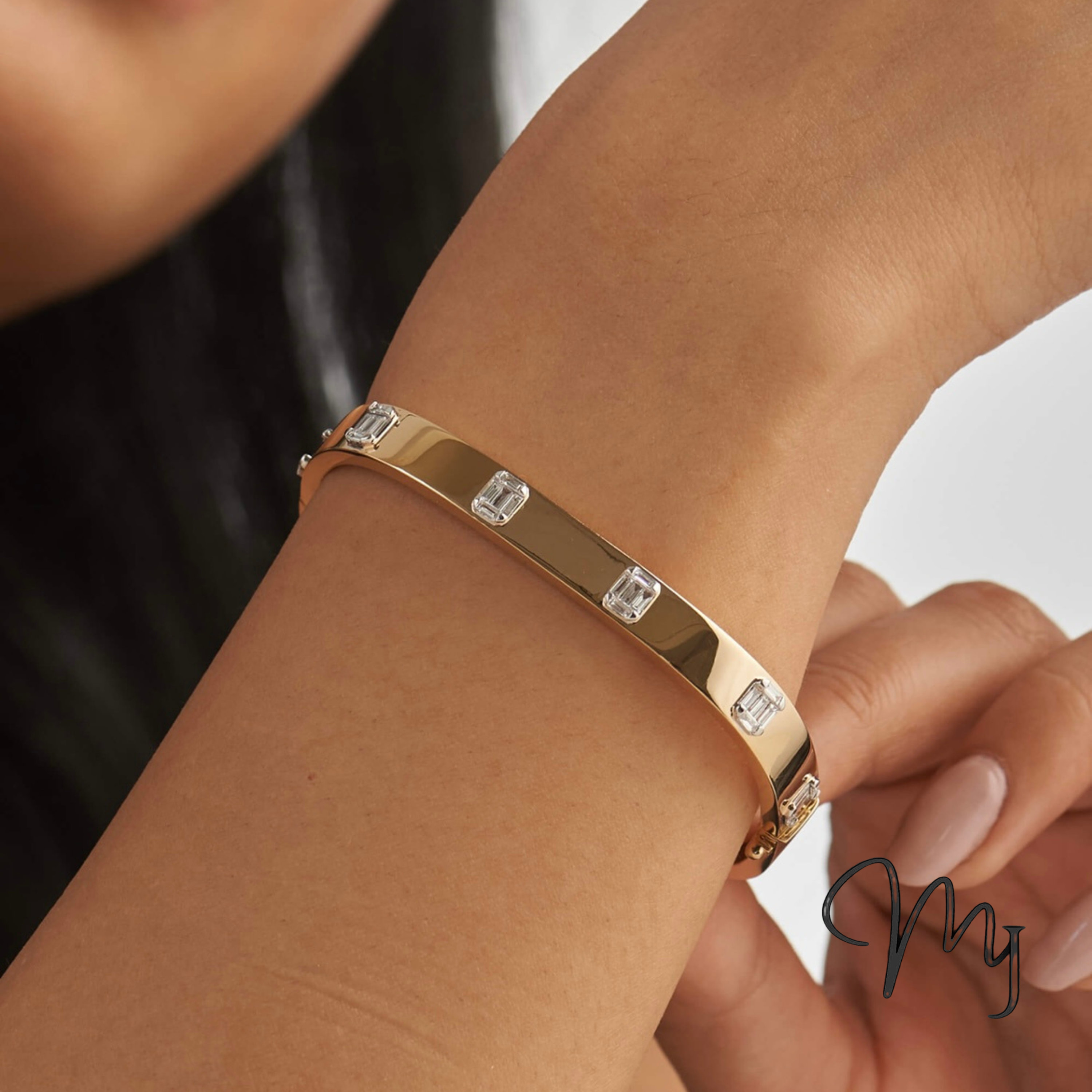 Banglo|stainless Steel Gold Cuff Bracelet For Women - Minimalist Chic  Bangles