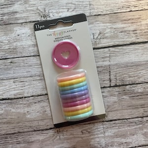 Happy Planner Medium Plastic Discs Pastel Rainbow Etsy