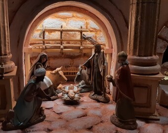 Historical nativity scene