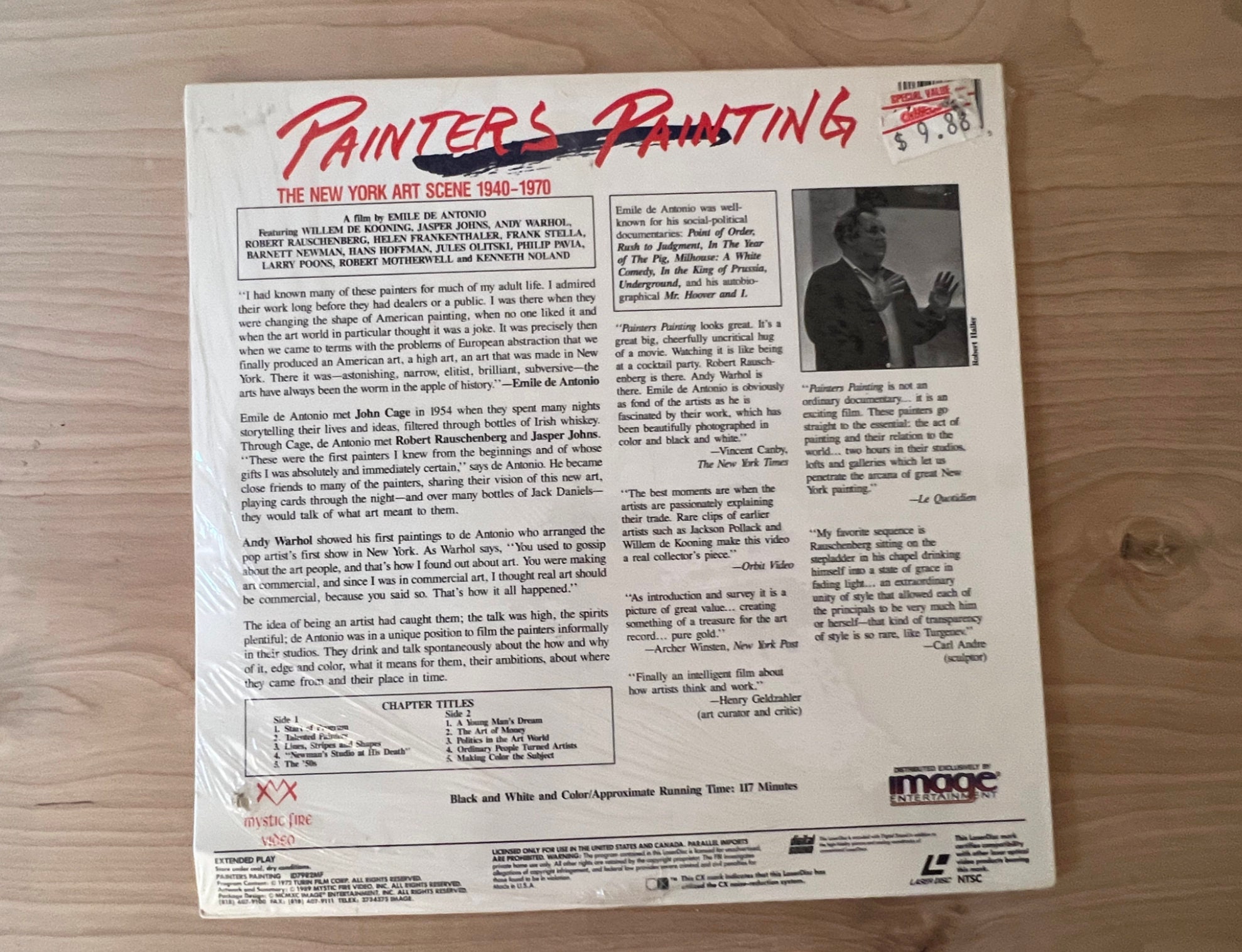 Painters Painting the New York Art Scene 19401970 Movie Laserdisc Unopened Etsy