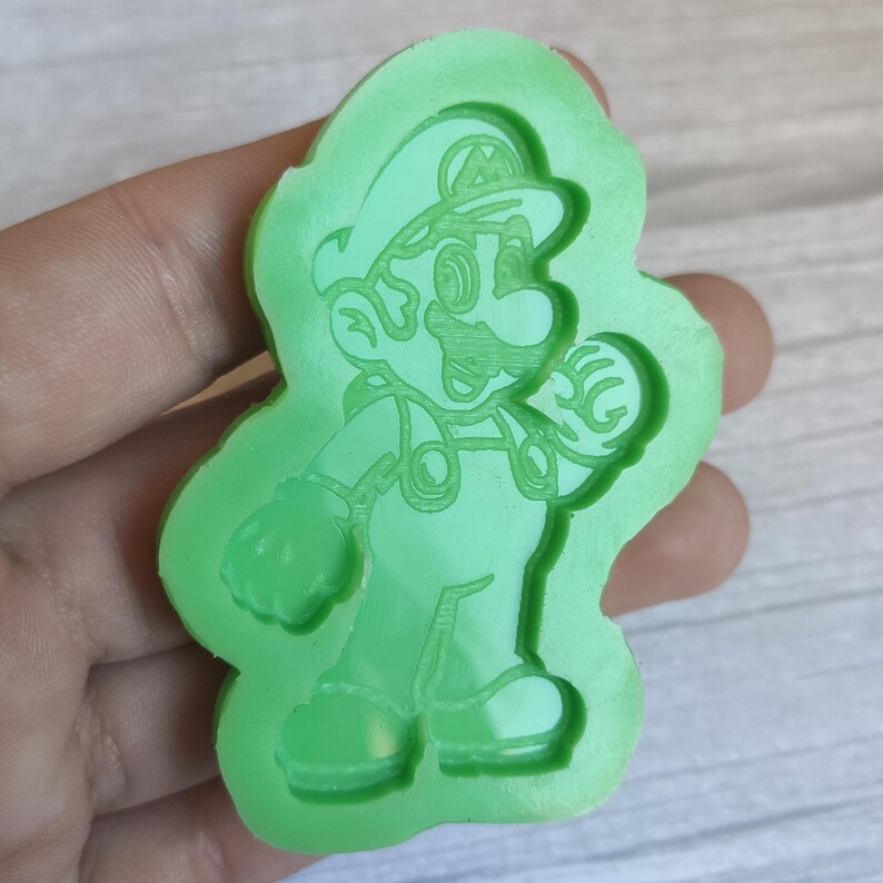 Mario Super Mario Character Resin Mold Silicone Mold Etsy