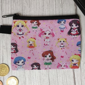 Purse Sailor moon - Chibi Magical girl - Purse - Anime - Manga - Kawaii - Cartoon - Mercury  - Jupiter - Mars - Moon -