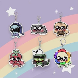 Acrylic keychains - Fanart - Anime - Videogame - Kawaii keychains - Funny keychains - Bag keychains - Gift