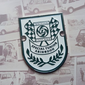 Classic Mini Cooper S MG MGB Vintage Car Badge Special Tuning High Quality Enamel Mpi Range Rover Works BMC Midget 1275 gt Gift For Him