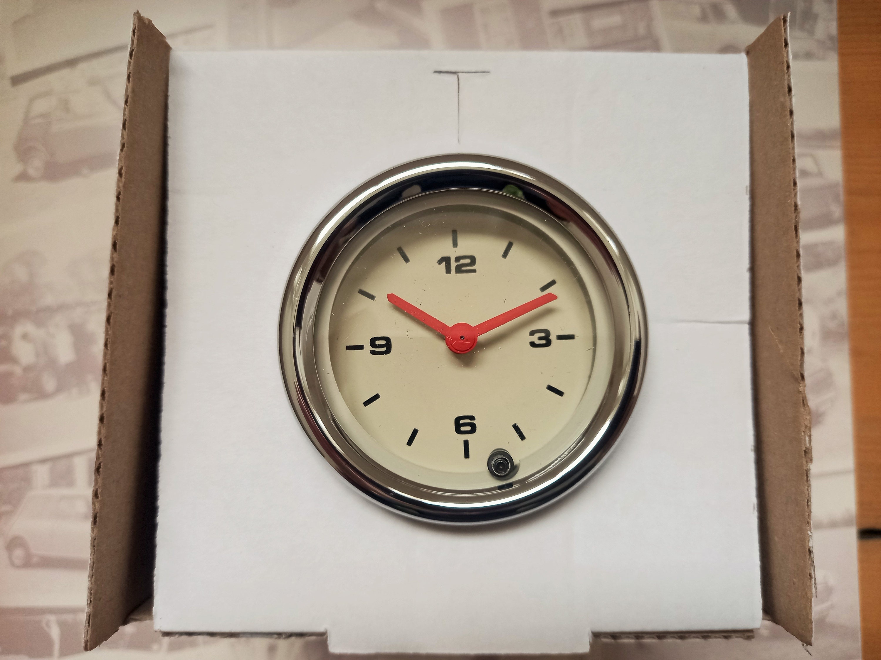 Horloge de voiture, horloge vintage, électromécanique 12 volts