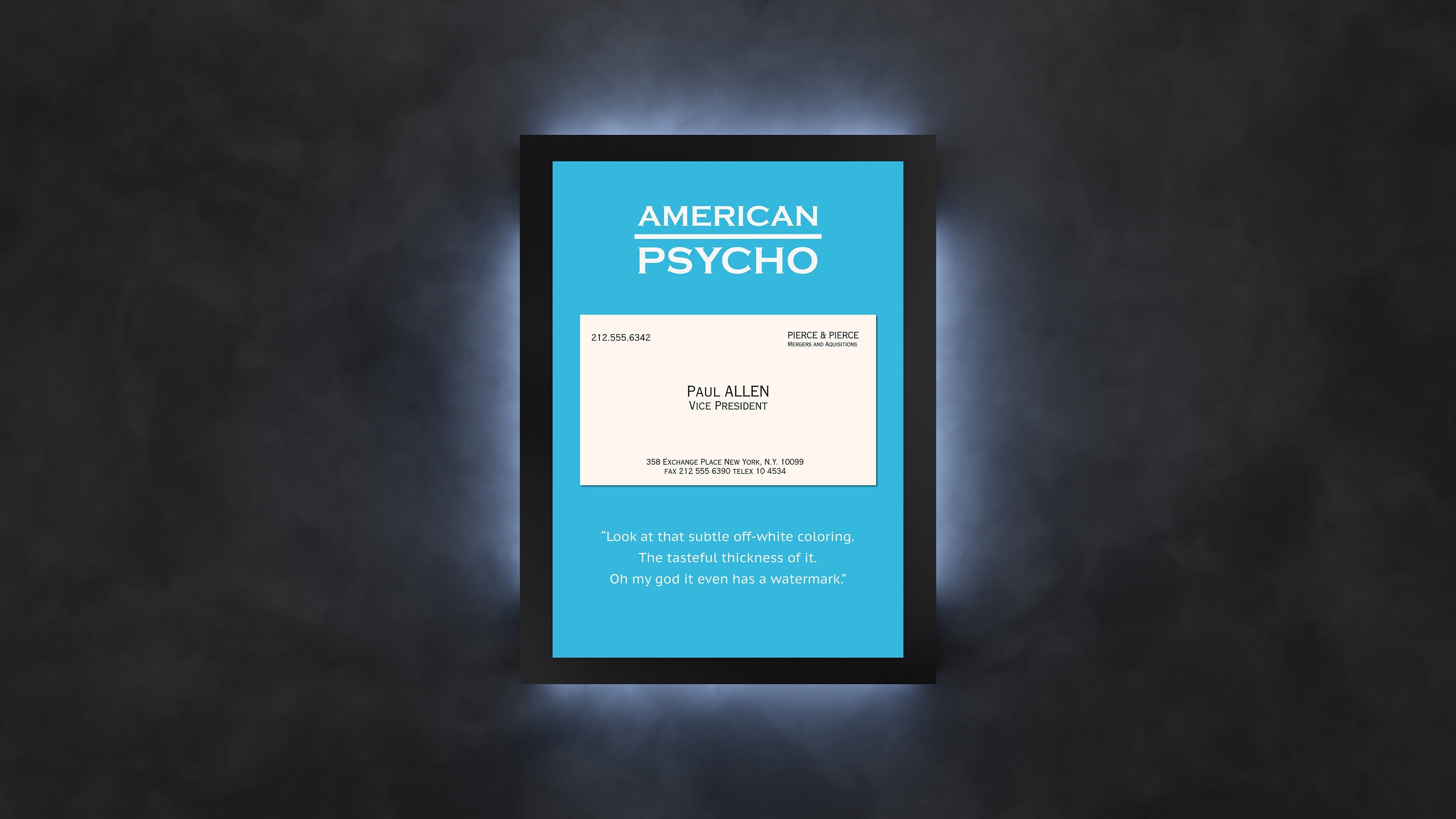 American Psycho Paul Allen Business 