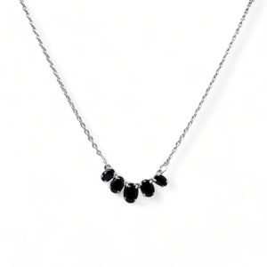 Dainty Gemstone Necklace: Sterling Silver, Natural Citrine, Garnet, and More image 7