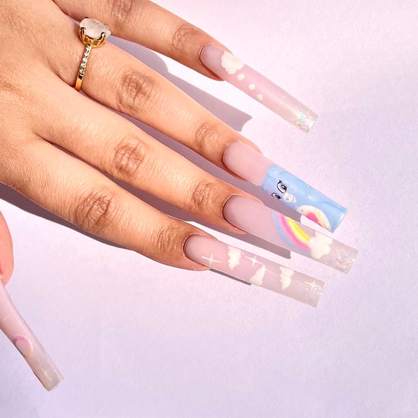 Acrylic Nails Etsy UK