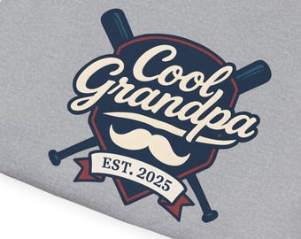 Cool Grandpa Unisex T-Shirt, Father's Day Gift, Grandpa Shirt, Vintage Baseball Tee, Family Reunion Apparel