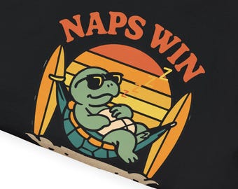 Relaxed Naps Win Unisex T-Shirt | Funny Gift, Summer Style, Casual Wear, Sleep Lover Tee, Beach Party Top