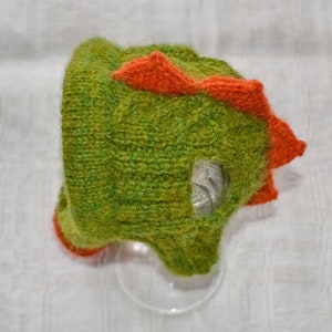 Knitting Pattern PDF: Dragon dog hood, Size XS for small dog. Language English image 9