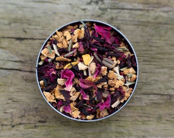 Limonade à la rose et à l'hibiscus