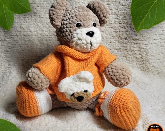 CROCHET TEDDY BEAR, Cute Amigurumi, Cute And Cuddly Crocheted Teddy Bear: Perfect For Kids And Adults Alike | Hug Me Collection